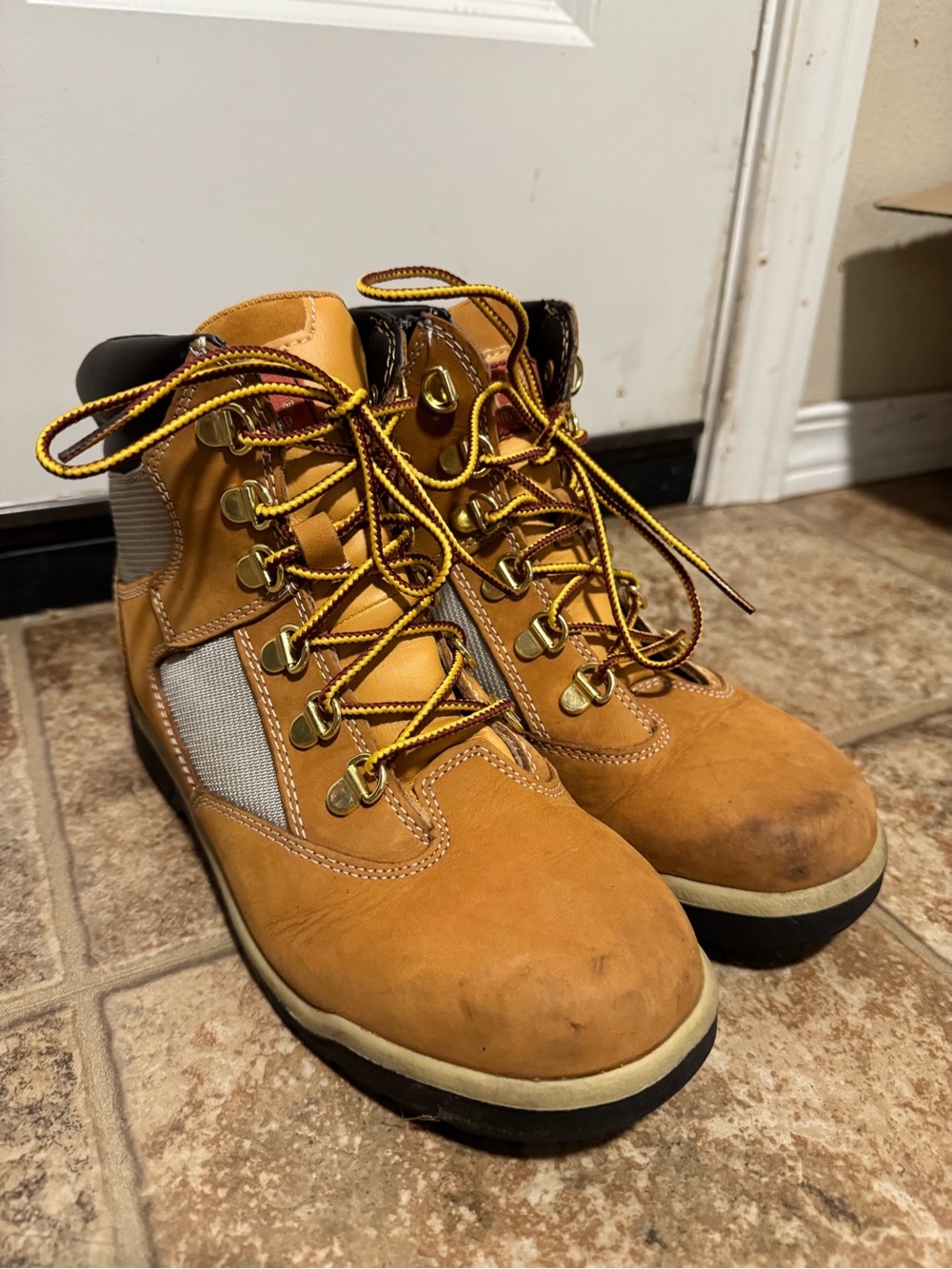 Timberland Kids Brown Lace-Up Boots